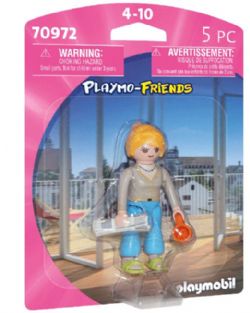 *** PLAYMOBIL PLAYMO-FRIENDS - JEUNE FEMME ET JOURNAL #70972